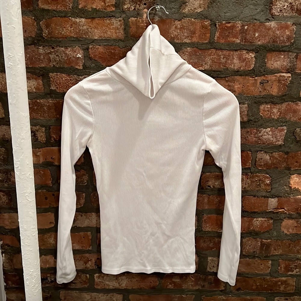 White turtleneck